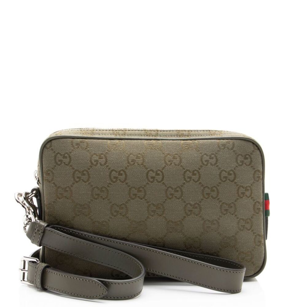 Gucci GG Canvas Web Loop Small Crossbody